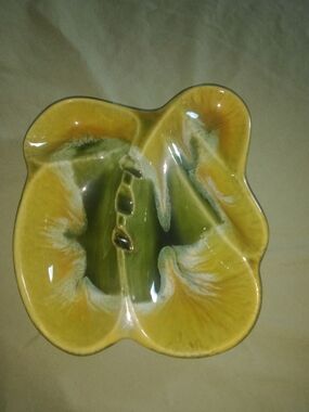 Vintage Royal Haeger Drip Glaze Ashtray MCM Mid Century Modern Boho Hippie 60s